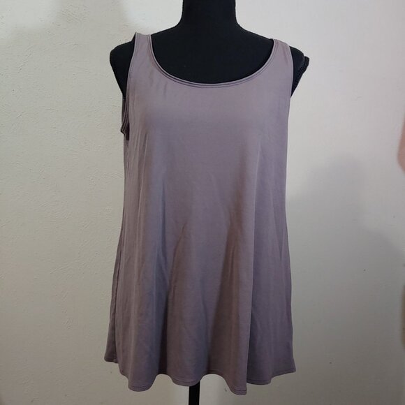 Eileen Fisher Stretch Silk Jersey Tank Top Women Size Small - Picture 1 of 6